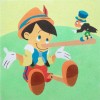 Eskizai smėliui "Pinokis 1 " 30x30 cm