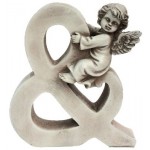 Gipso raidė - angelas 13cm." Y"